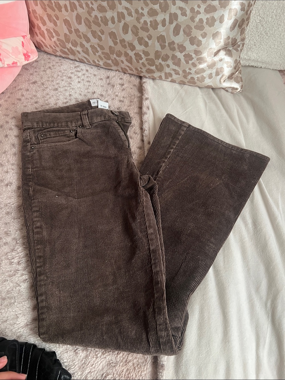 CALVIN KLIEN Brown Corduroy Pants
